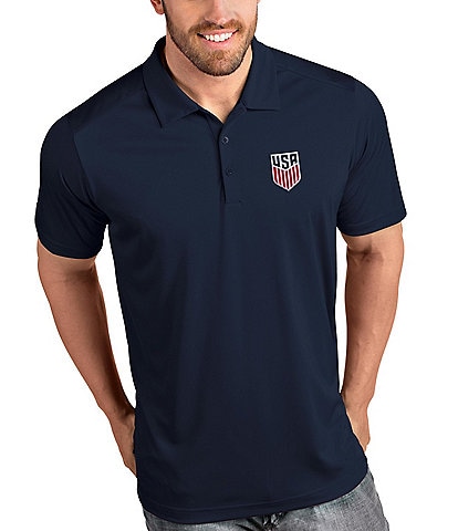 Antigua USA Soccer Tribute Short-Sleeve Polo Shirt
