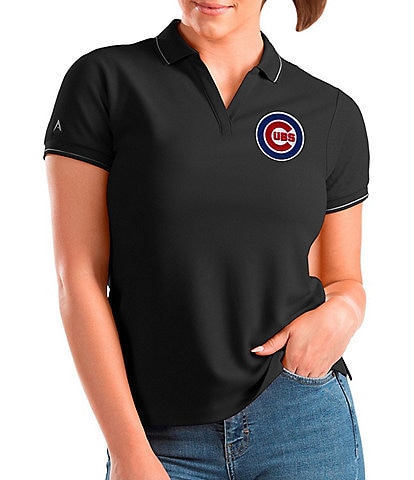 Antigua Women's MLB National League Affluent Short-Sleeve Polo Shirt