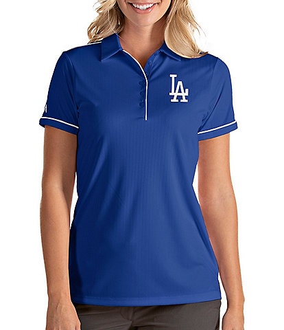 Antigua MLB Los Angeles Dodgers Spark Short-Sleeve Polo Shirt