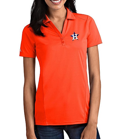 Antigua Women's Houston Astros 2022 World Series Champions Tribute Short  Sleeve Polo Shirt