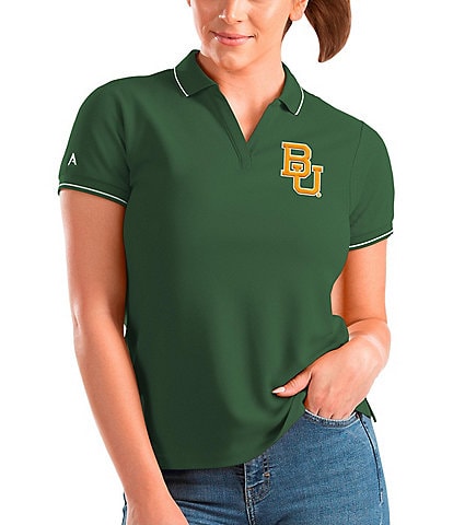 Antigua Women's NCAA Big 12 Affluent Short Sleeve Polo Shirt