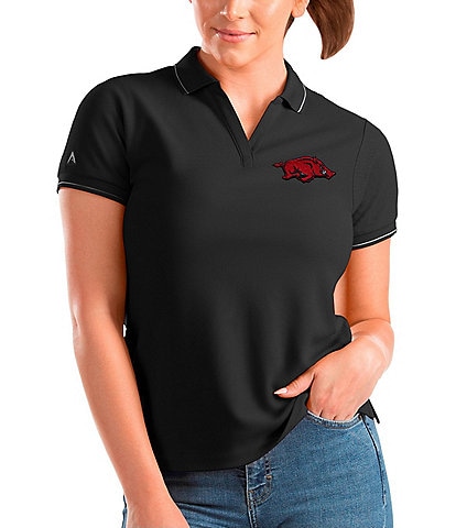 Antigua Women's NCAA SEC Affluent Short-Sleeve Polo Shirt
