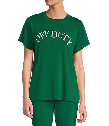 Antonio Melani Active Off Duty Short Sleeve Relaxed Fit Top