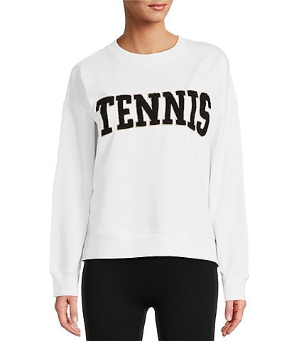 Antonio Melani Active Pullover French Terry Tennis Sweatshirt