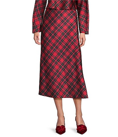 plaid skirt Dillard s