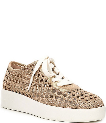 Antonio Melani Brewster Woven Lace-Up Sneakers