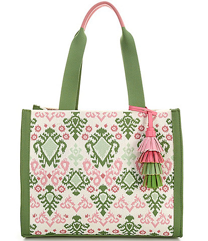 Antonio Melani Brooklyn Floral Medium Tote Bag with Tassel