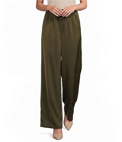 Antonio Melani Carson Satin Drawstring Pants