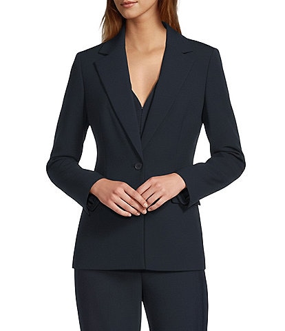  Cassidee Long Sleeve Notched Lapel Coordinating Blazer