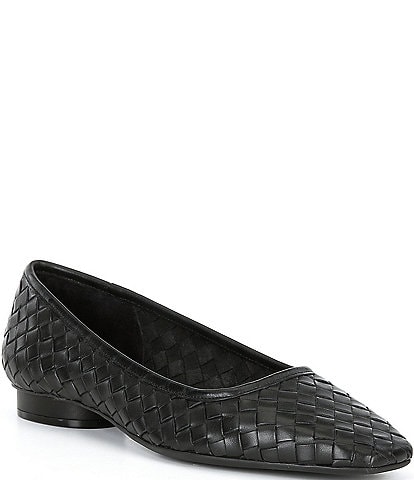 Antonio Melani Deacon Woven Leather Ballet Flats