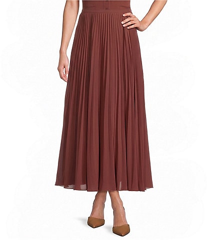 Antonio Melani Divinity Pleated Maxi Skirt