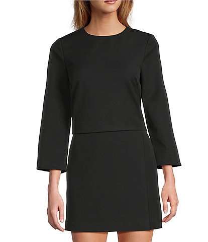 Antonio Melani Edina Round Neck Long Sleeve Blouse