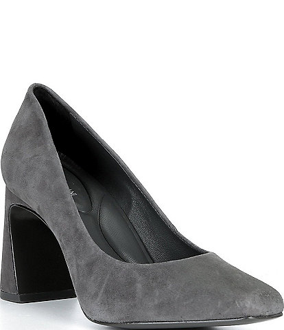 Antonio Melani Ellery Patent Leather Flared Heel Pumps