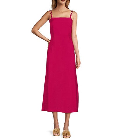 Antonio Melani Isabella Square Neck Sleeveless A-Line Dress
