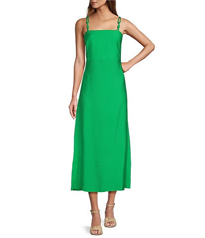 Antonio Melani Isabella Square Neck Sleeveless A-Line Dress