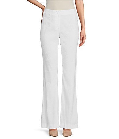 Antonio Melani Kendall Straight Stretch Coordinating Linen Blend Trousers