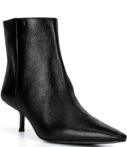 Antonio Melani LaneeTwo Leather Low Heel Booties