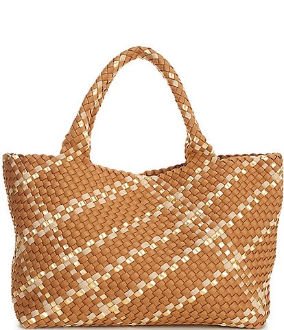 Antonio Melani Large Neoprene Woven Stripe Tote Bag