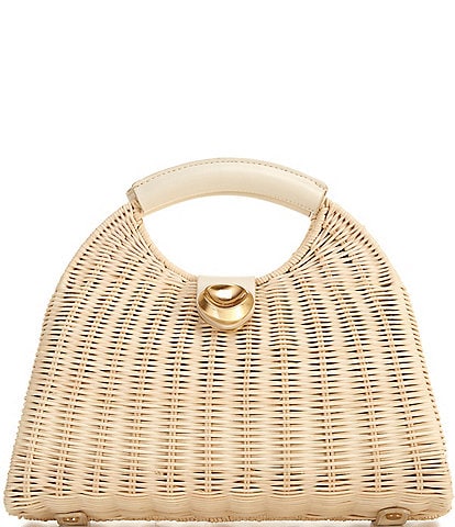 Antonio Melani Lena Wicker Arch Clutch Bag