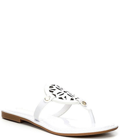 dillards white sandals