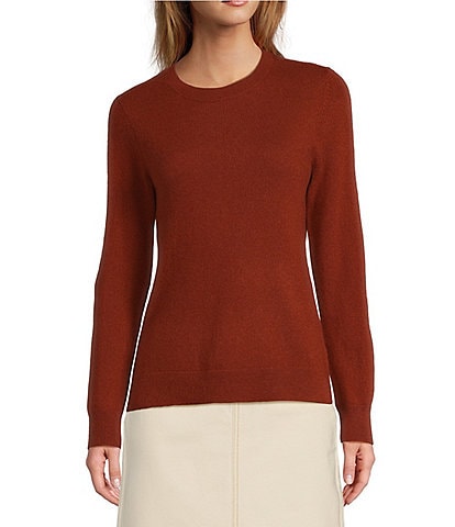 Antonio Melani Luxury Collection Cameron Cashmere Crew Neck Long Sleeve Knit Sweater