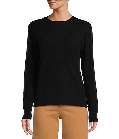 Antonio Melani Luxury Collection Cameron Cashmere Crew Neck Long Sleeve Knit Sweater