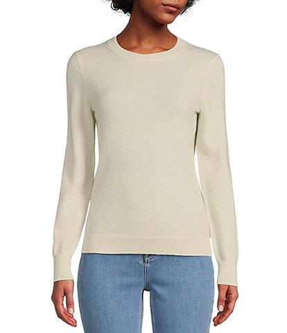 Antonio Melani Luxury Collection Cameron Cashmere Crew Neck Long Sleeve Sweater