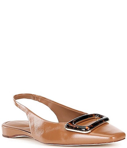 Antonio Melani Marlow Leather Slingback Flats