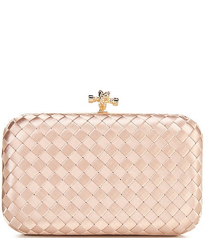 Antonio Melani Mini Weave Minaudiere Clutch