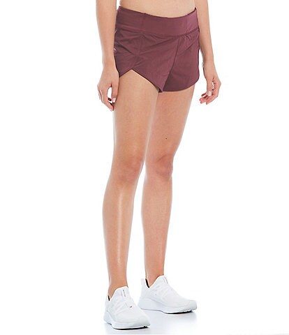 Antonio Melani Active Motion 4-Way Stretch Back Zipper Pocket Moisture Wicking Shorts