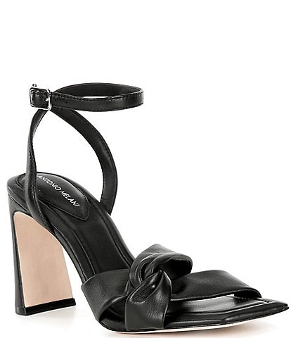 Antonio Melani Nikki Leather Twisted Dress Sandals