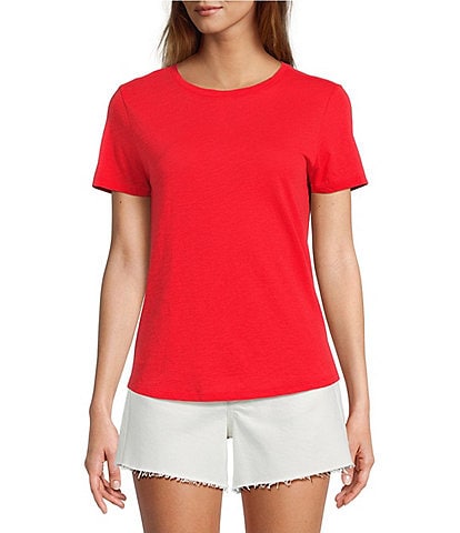 Antonio Melani Pamela Short Sleeve Knit Cotton Tee shirt