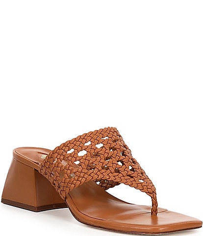 Antonio Melani Percy Woven Thong Sandals