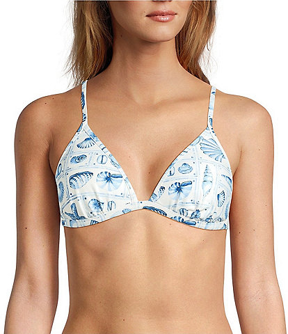 Antonio Melani Seashell Gallery Molded Triangle Swim Top & Classic Hipster Bottom