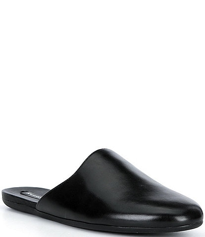 Antonio Melani Selina Leather Slip On Flat Mules