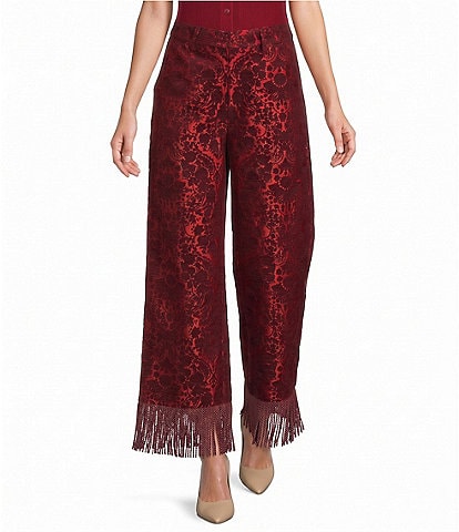 Antonio Melani Souline Velvet Jacquard Coordinating Pants