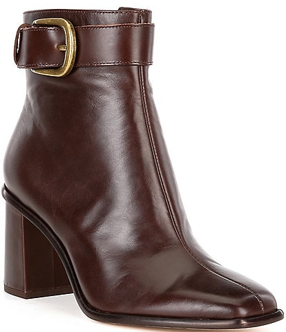 Dillards leather boots on sale