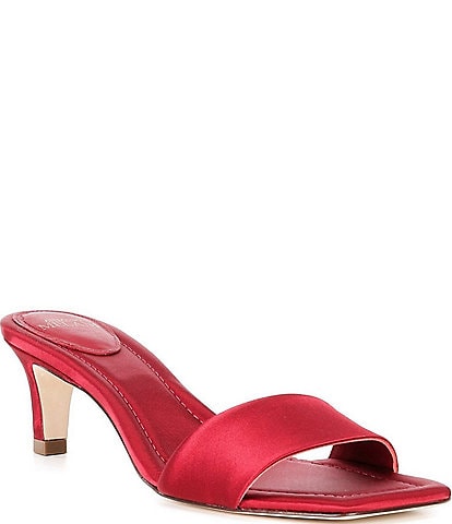 Antonio Melani Vitatwo Satin Dress Slide Sandals