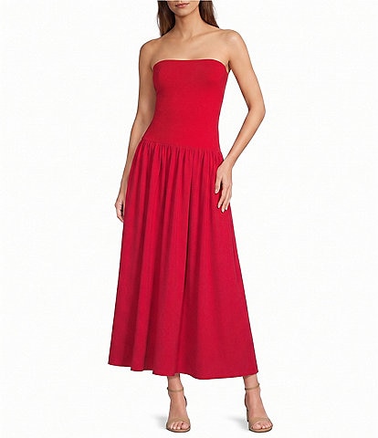 Antonio Melani Weekender Strapless Convertible Midi Dress