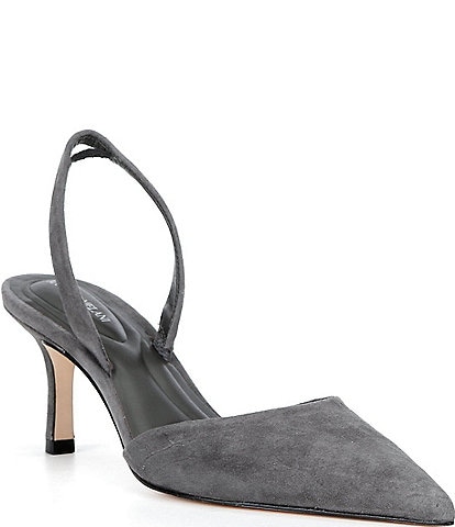 Antonio Melani Whit Suede Slingback Pumps