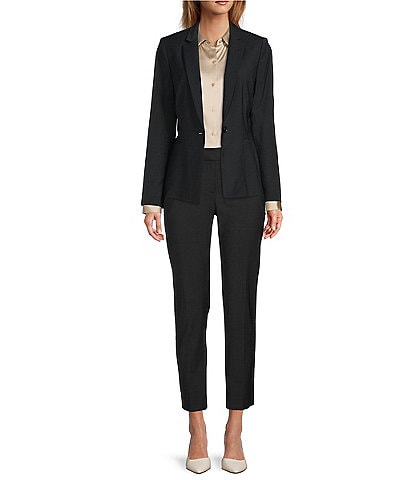 Grey Eleventy Wool Suit Jacket in Grey Womens Clothing Suits Trouser suits 