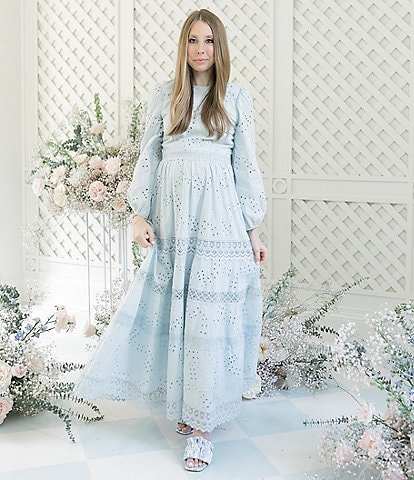 white lace long sleeve dress