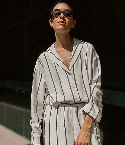 Antonio Melani x Elizabeth Damrich Josephine Striped Blouse