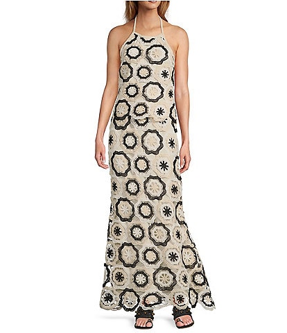 Antonio Melani x Style by Simkins Somers Crochet Top & Skirt Set