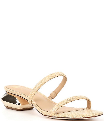 Antonio Melani x Style by Simkins Birdie Banded Raffia Dress Sandals