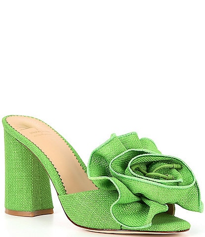 Antonio Melani x Style by Simkins Blake Flowered Ruffle Dress Mules