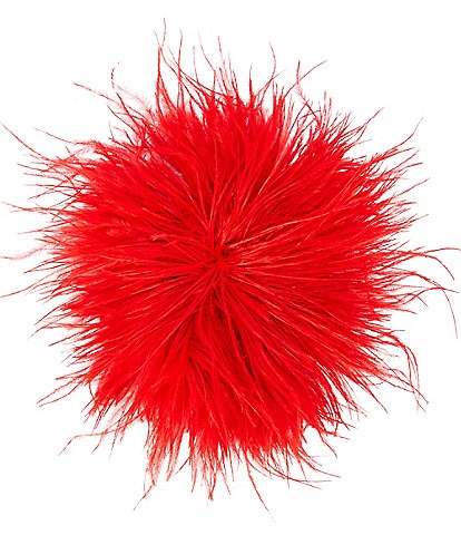 Antonio Melani Ostrich Feather Pin