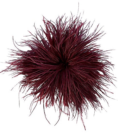 Antonio Melani Ostrich Feather Pin