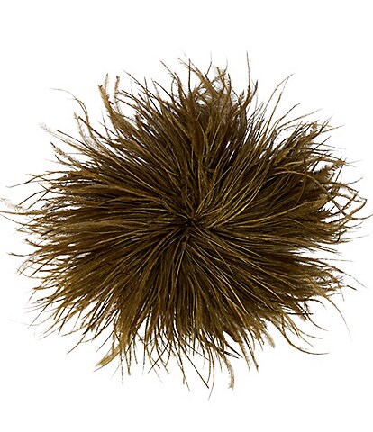Antonio Melani Ostrich Feather Pin