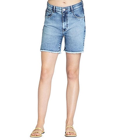 APNY Denim Mid Rise Shorts